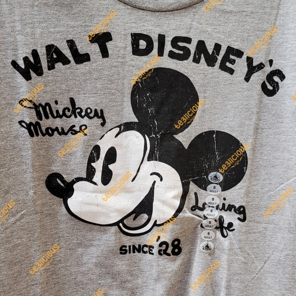 DISNEY PARKS WALT DISNEY MICKEY SINCE 28 T-SHIRT - Picture 2 of 2